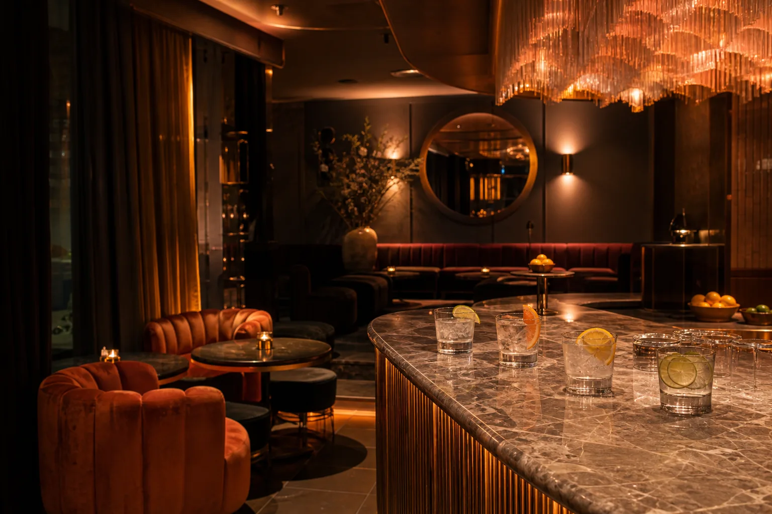 Marble Hour Lounge interior in Melbourne
